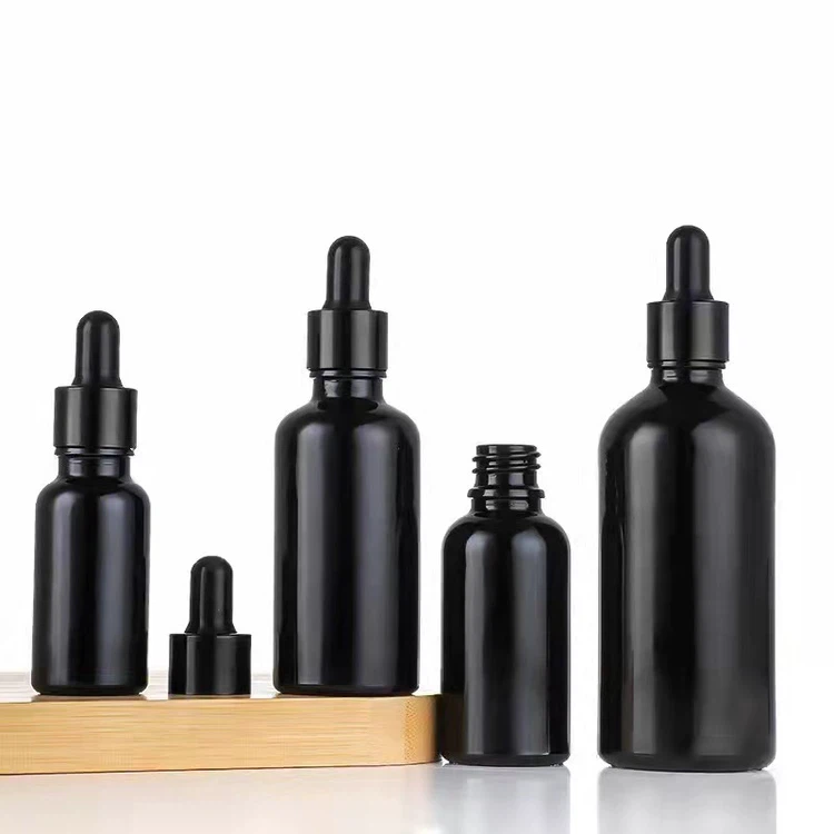 black essential oil container black essential oil container