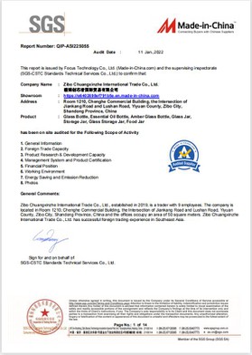 SGS certificate SGS certificate