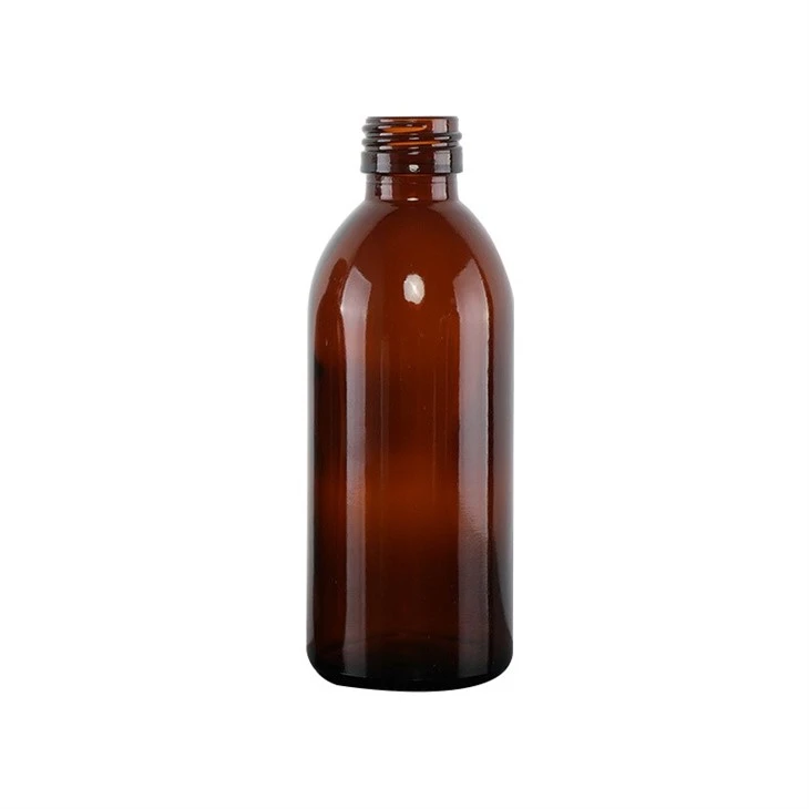 125ml brown oral liquid syrup bottle
