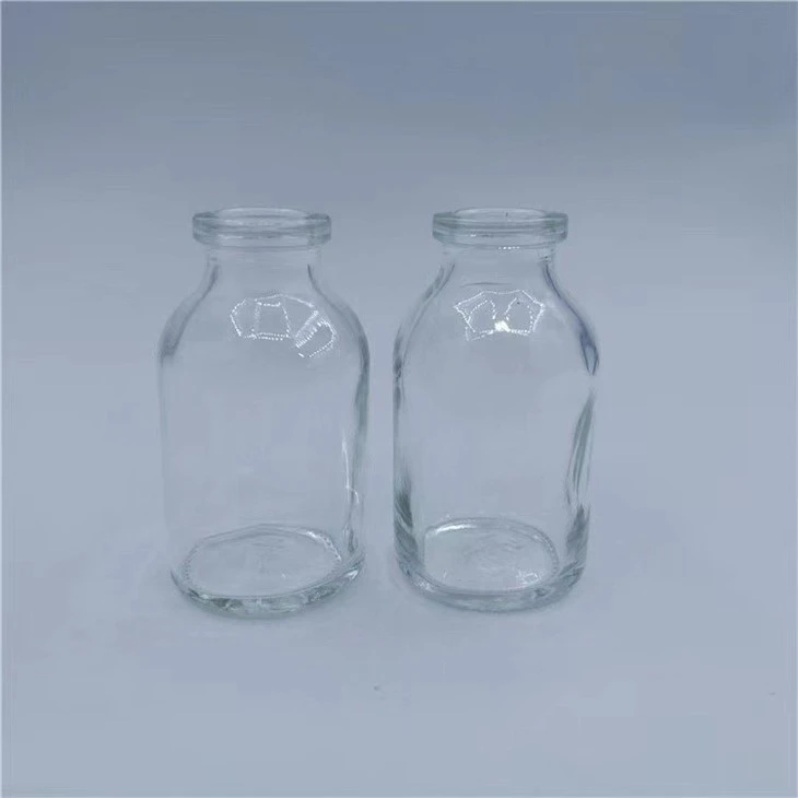10ml clear moulded glass vial bottle