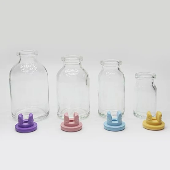 20ml clear moulded glass vial bottle