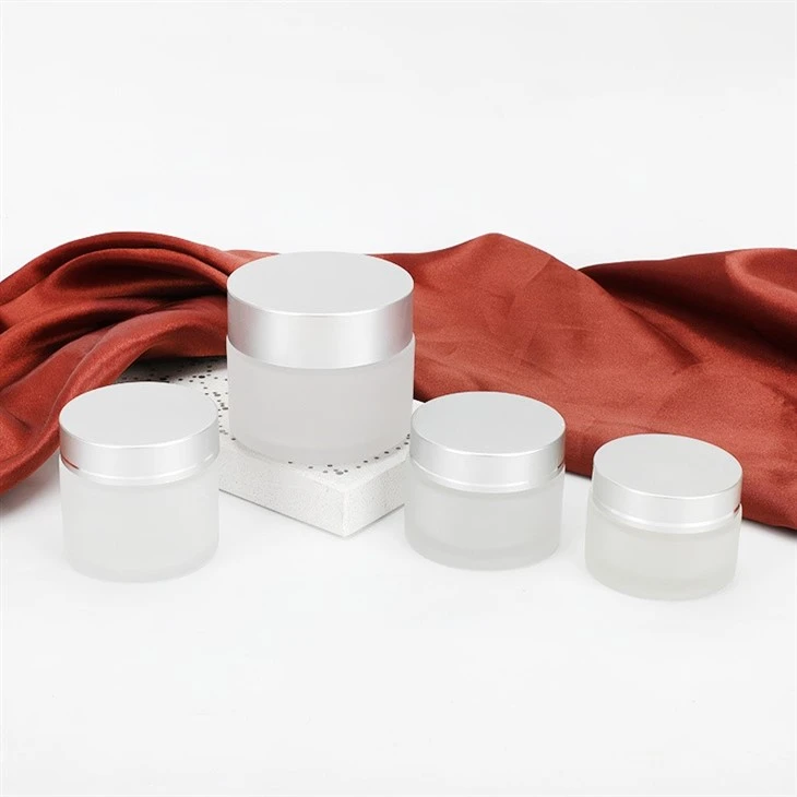 frosted cosmetic bottle cosmetic cream