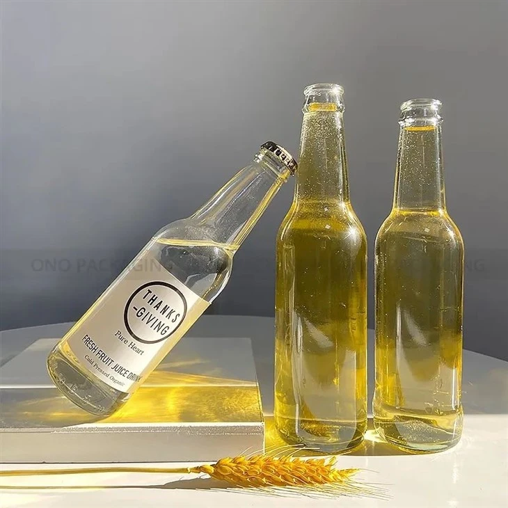 CLEAR little wine bottles with metal cover(001)