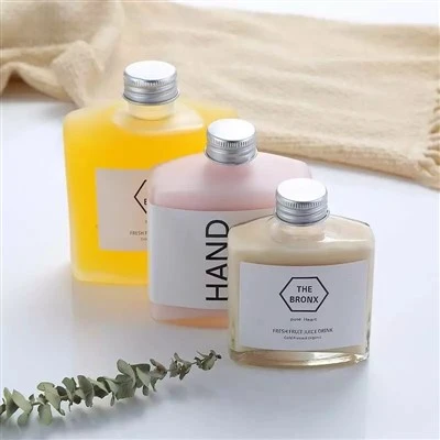 Flat Juice Containers