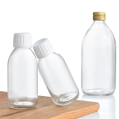 Glass Syrup Bottles