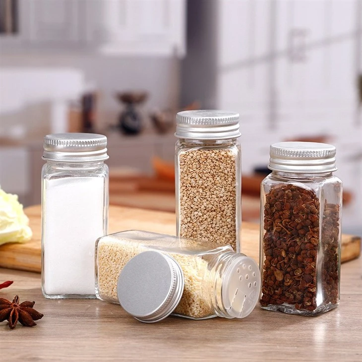 120ml spice jar glass seasoning bottle